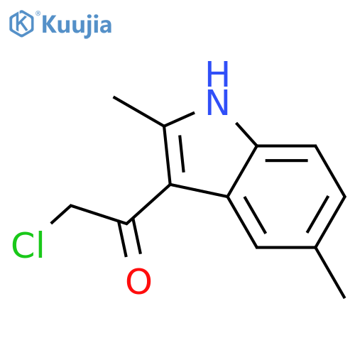 2-Chloro-1-(2,5-dimethyl-1H-indol-3-yl)ethanone structure