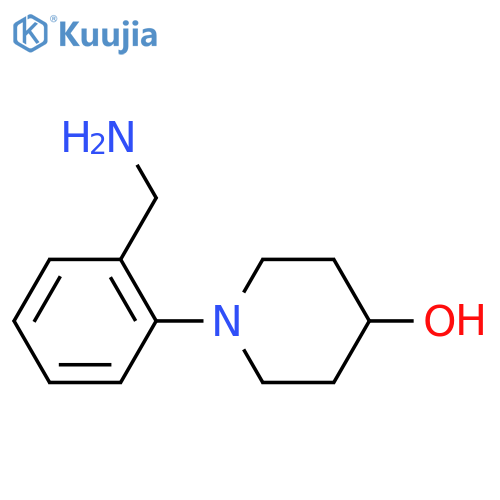 4-Piperidinol,1-[2-(aminomethyl)phenyl]- structure