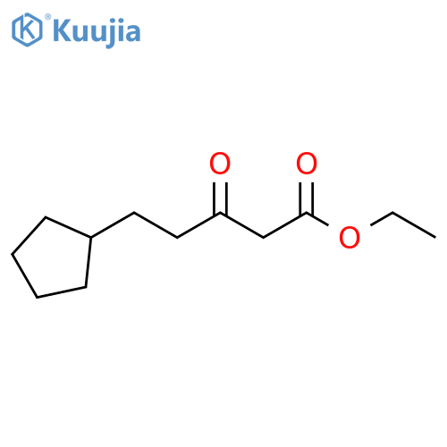 ethyl 5-cyclopentyl-3-oxopentanoate structure