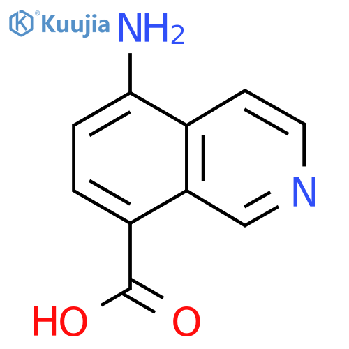 5-Aminoisoquinoline-8-carboxylic acid structure