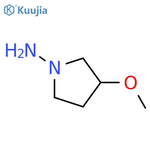 1-Pyrrolidinamine,3-methoxy- structure