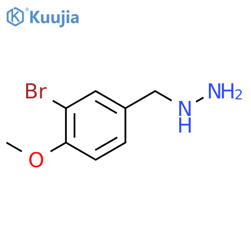(3-bromo-4-methoxyphenyl)methylhydrazine structure