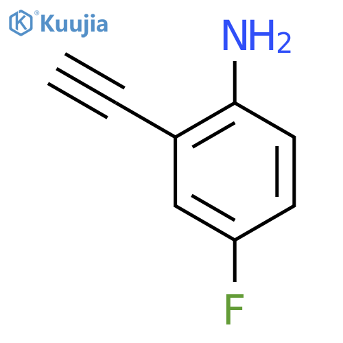 2-ethynyl-4-fluoroaniline structure