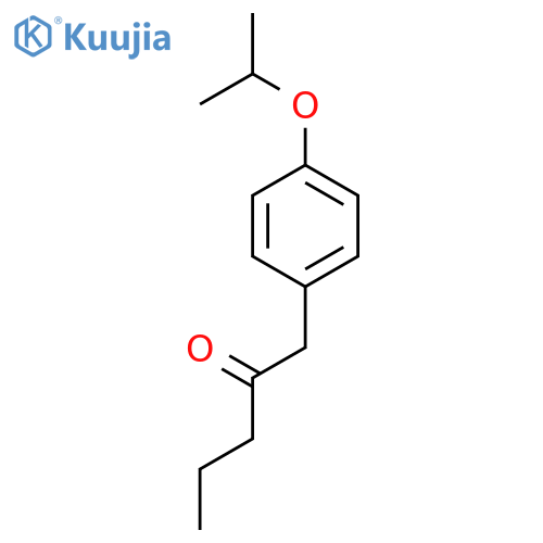2-Pentanone, 1-[4-(1-methylethoxy)phenyl]- structure