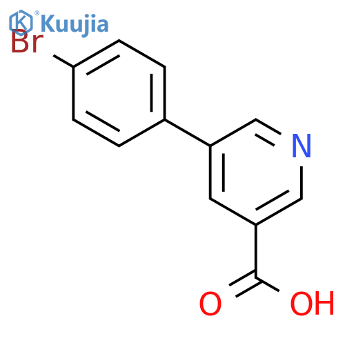 5-(4-Bromophenyl)nicotinic acid structure