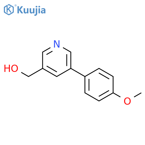 (5-(4-Methoxyphenyl)pyridin-3-yl)methanol structure