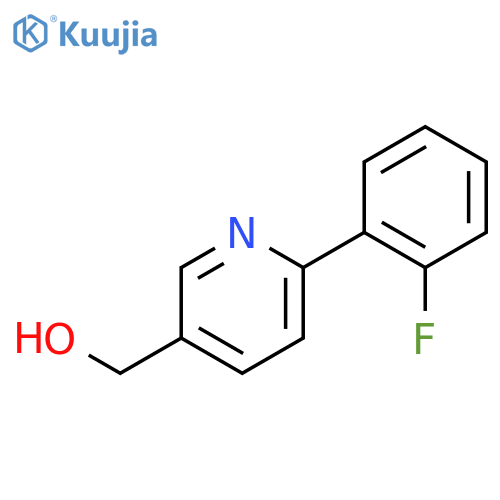 (6-(2-Fluorophenyl)pyridin-3-yl)methanol structure