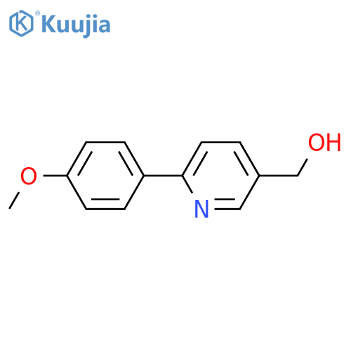 (6-(4-Methoxyphenyl)pyridin-3-yl)methanol structure
