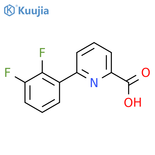 6-(2,3-Difluorophenyl)picolinic acid structure