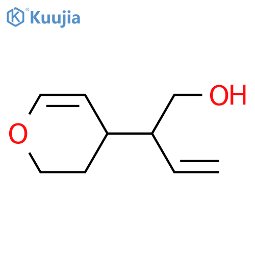 2-(3,4-Dihydro-2H-pyran-4-yl)-3-buten-1-ol; (2S,4'S)-form structure