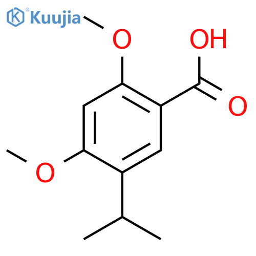 5-Isopropyl-2,4-dimethoxybenzoic acid structure
