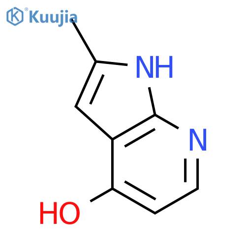 2-methyl-1H-Pyrrolo[2,3-b]pyridin-4-ol structure