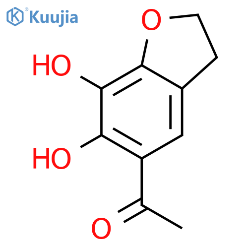 Ethanone, 1-(2,3-dihydro-6,7-dihydroxy-5-benzofuranyl)- structure