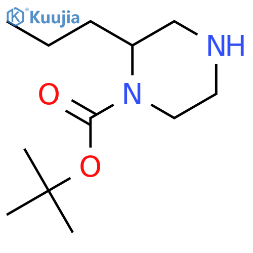tert-butyl (2S)-2-propylpiperazine-1-carboxylate structure