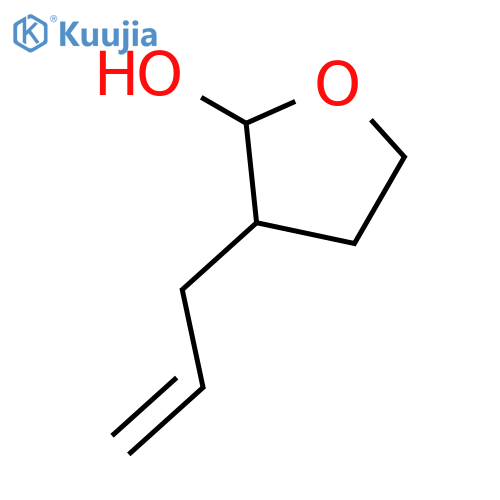 2-Furanol, tetrahydro-3-(2-propenyl)- structure