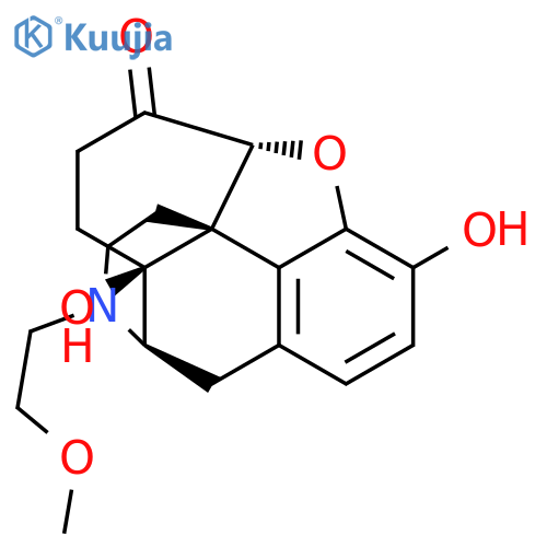Morphinan-6-one,4,5-epoxy-3,14-dihydroxy-17-(2-methoxyethyl)-, (5a)- (9CI) structure