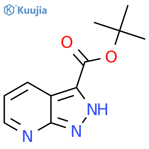 1h-Pyrazolo[3,4-b]pyridine-3-carboxylic acid,1,1-dimethylethyl ester structure