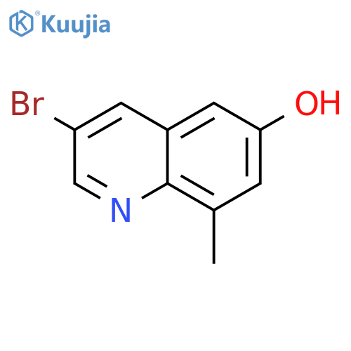 3-Bromo-8-methylquinolin-6-ol structure