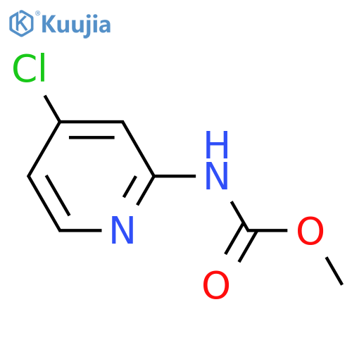 Methyl (4-chloropyridin-2-yl)carbamate structure