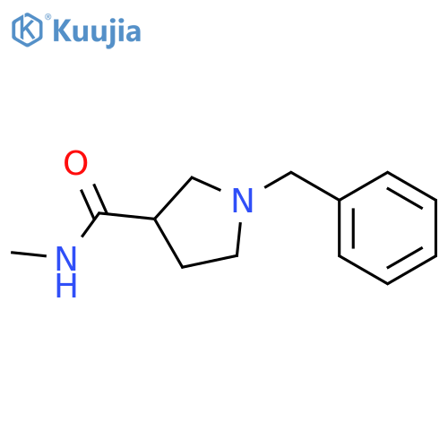 1-Benzylpyrrolidine-3-carboxylic acid methylamide structure