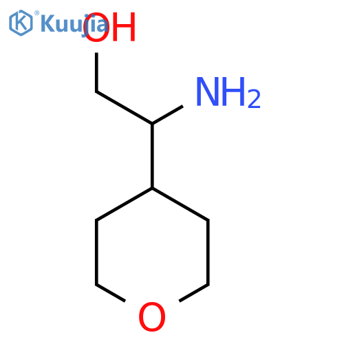 2-amino-2-(oxan-4-yl)ethan-1-ol structure