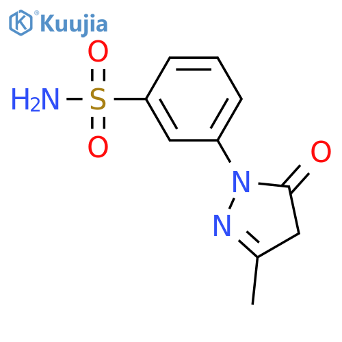 3-(3-Methyl-5-oxo-4,5-dihydro-1H-pyrazol-1-yl)benzenesulfonamide structure
