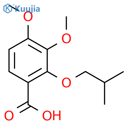 Benzoic acid,3,4-dimethoxy-2-(2-methylpropoxy)- structure