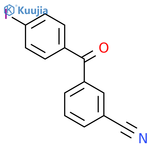 3-Cyano-4'-iodobenzophenone structure