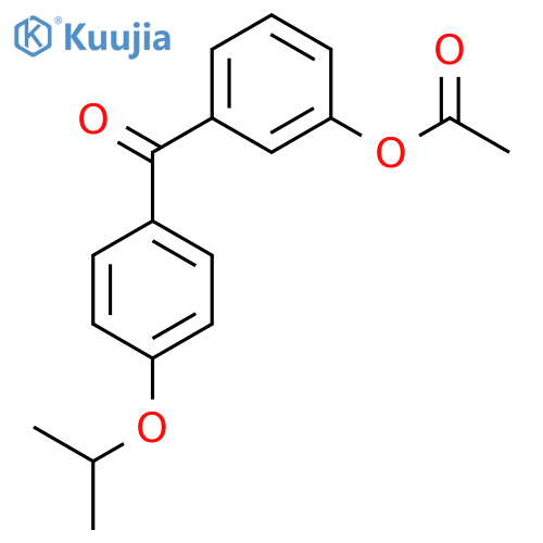 3-Acetoxy-4'-isopropoxybenzophenone structure