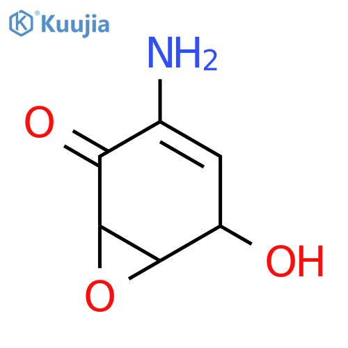 (1S,5S,6S)-3-amino-5-hydroxy-7-oxabicyclo[4.1.0]hept-3-en-2-one structure