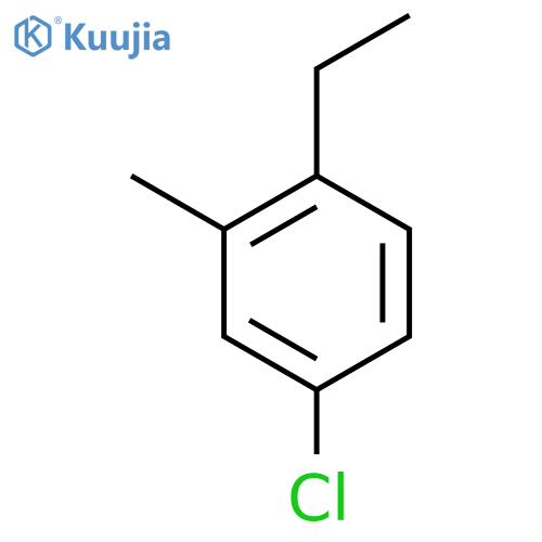4-chloro-1-ethyl-2-methylbenzene structure