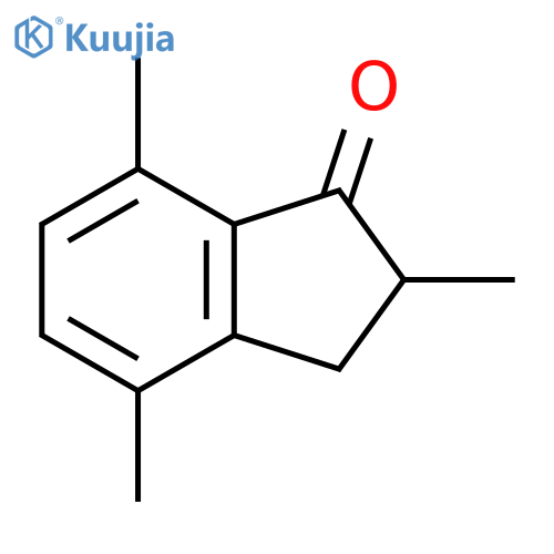 2,4,7-Trimethyl-2,3-dihydro-1H-inden-1-one structure