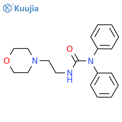 3-2-(morpholin-4-yl)ethyl-1,1-diphenylurea structure