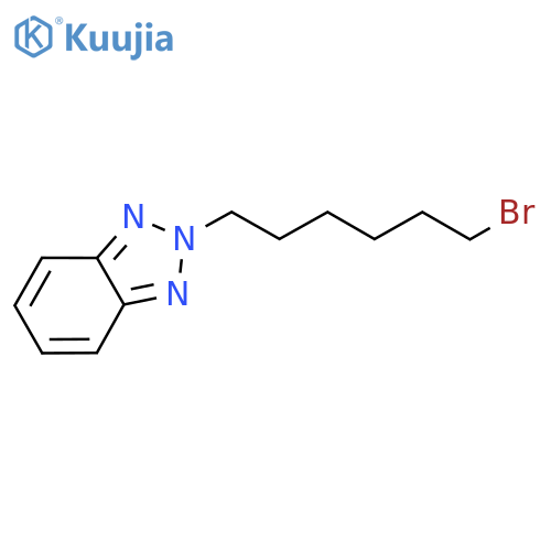 2-(6-Bromohexyl)-2H-benzo[d][1,2,3]triazole structure