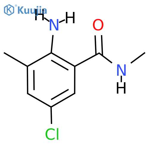2-Amino-5-Chloro-N,3-Dimethylbenzamide structure