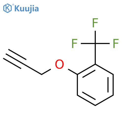1-[(Prop-2-yn-1-yl)oxy]-2-(trifluoromethyl)benzene structure