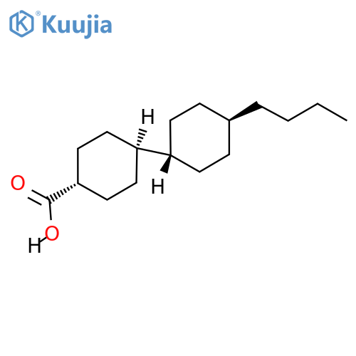 trans-4-(trans-4-Butylcyclohexyl)Cyclohexanecarboxylic Acid structure