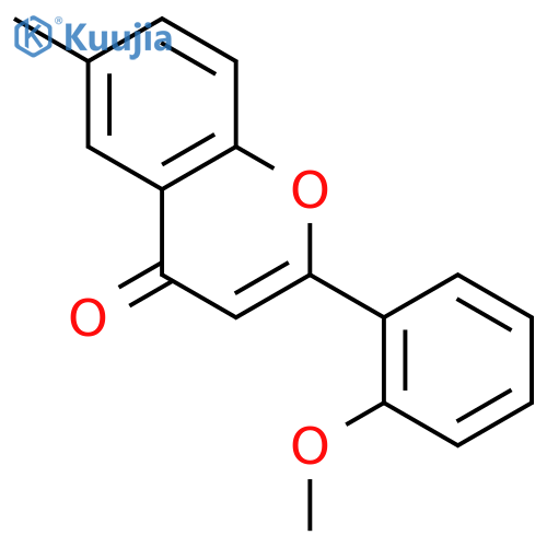 2-(2-methoxyphenyl)-6-methyl-4H-chromen-4-one structure
