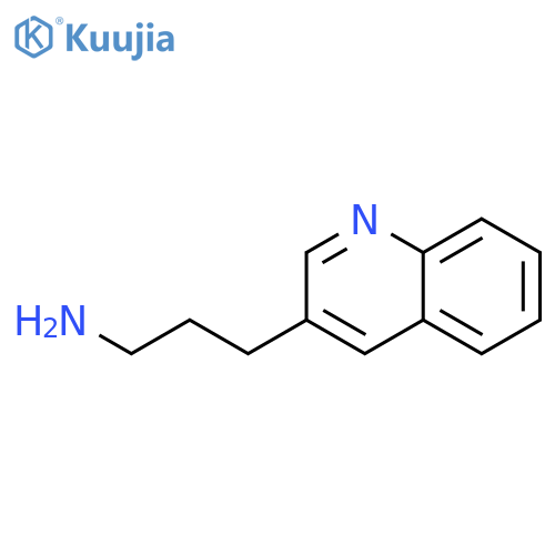 3-(quinolin-3-yl)propan-1-amine structure