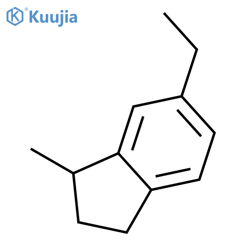 1H-Indene, 6-ethyl-2,3-dihydro-1-methyl- structure