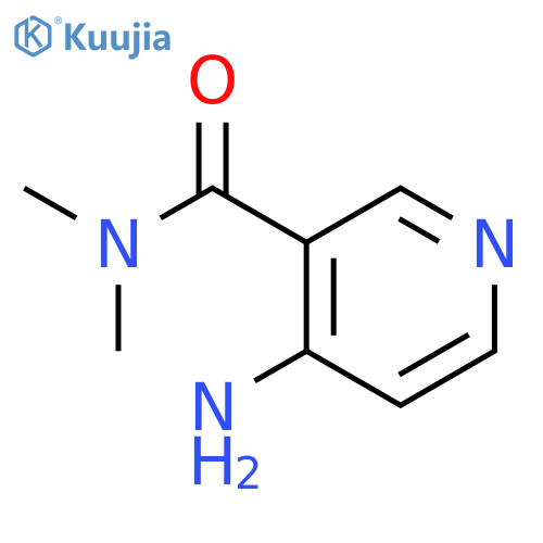4-amino-N,N-dimethylpyridine-3-carboxamide structure