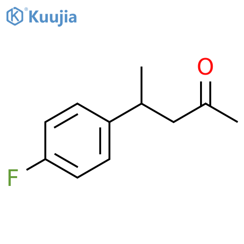 4-(4-fluorophenyl)pentan-2-one structure