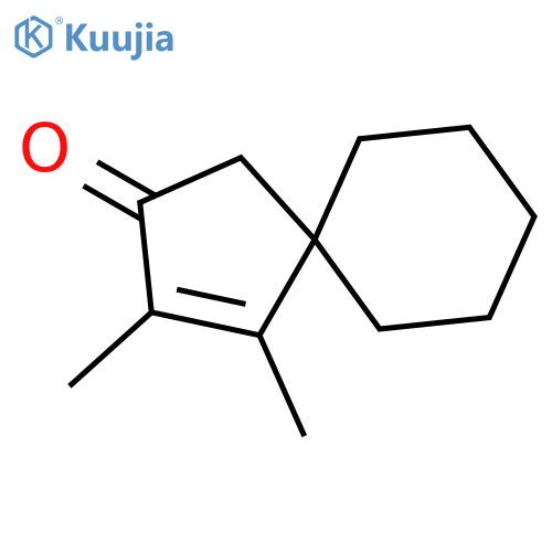 Spiro[4.5]dec-3-en-2-one, 3,4-dimethyl- structure