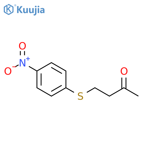 2-Butanone, 4-[(4-nitrophenyl)thio]- structure