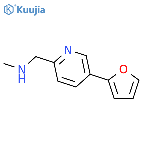N-Methyl5-(2-furyl)pyrid-2-ylmethylamine structure