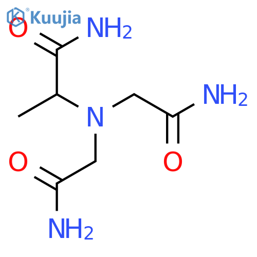 2-bis(carbamoylmethyl)aminopropanamide structure