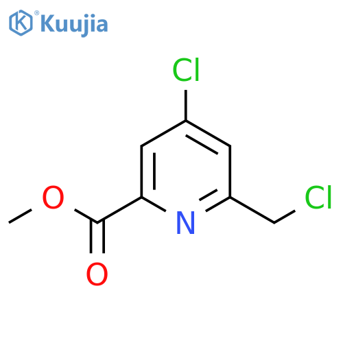Methyl 4-chloro-6-(chloromethyl)pyridine-2-carboxylate structure