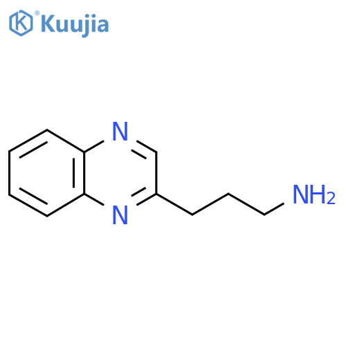 3-(quinoxalin-2-yl)propan-1-amine structure