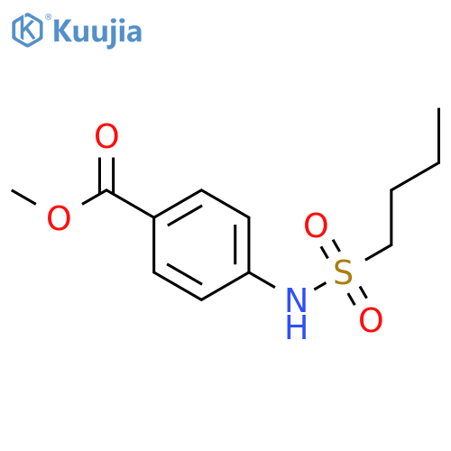 Methyl 4-(butane-1-sulfonamido)benzoate structure