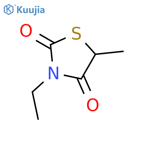 2,4-Thiazolidinedione, 3-ethyl-5-methyl- structure